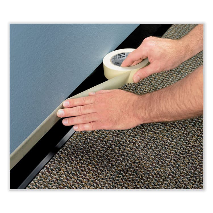 3M/COMMERCIAL TAPE DIV. Economy Masking Tape, 3" Core, 0.94" x 60.1 yds, Tan (MMM260024A) thumbnail 3