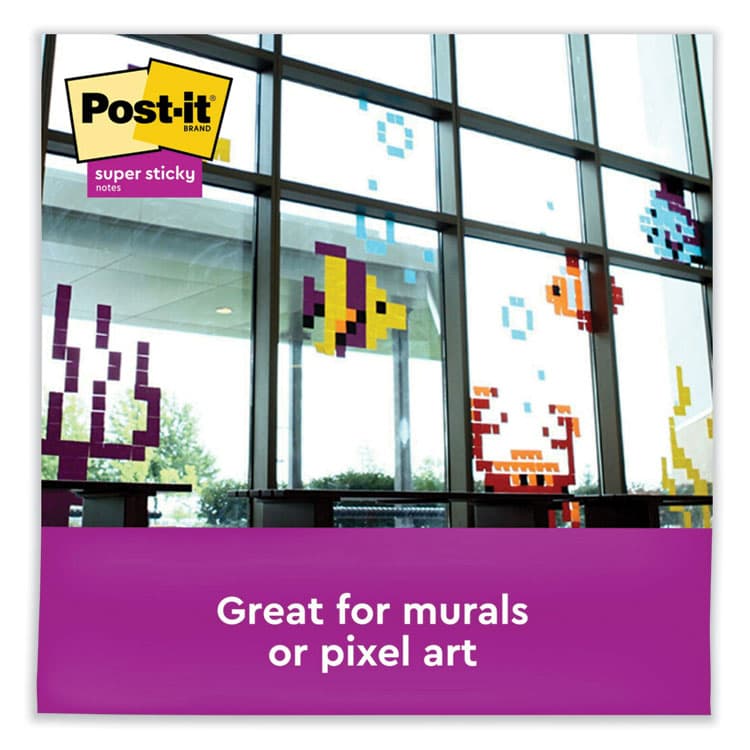 3M/COMMERCIAL TAPE DIV. Self-Stick Notes, 3" x 3", Saffron Red, 90 Sheets/Pad, 5 Pads/Pack (MMM6545SSRR) thumbnail 4