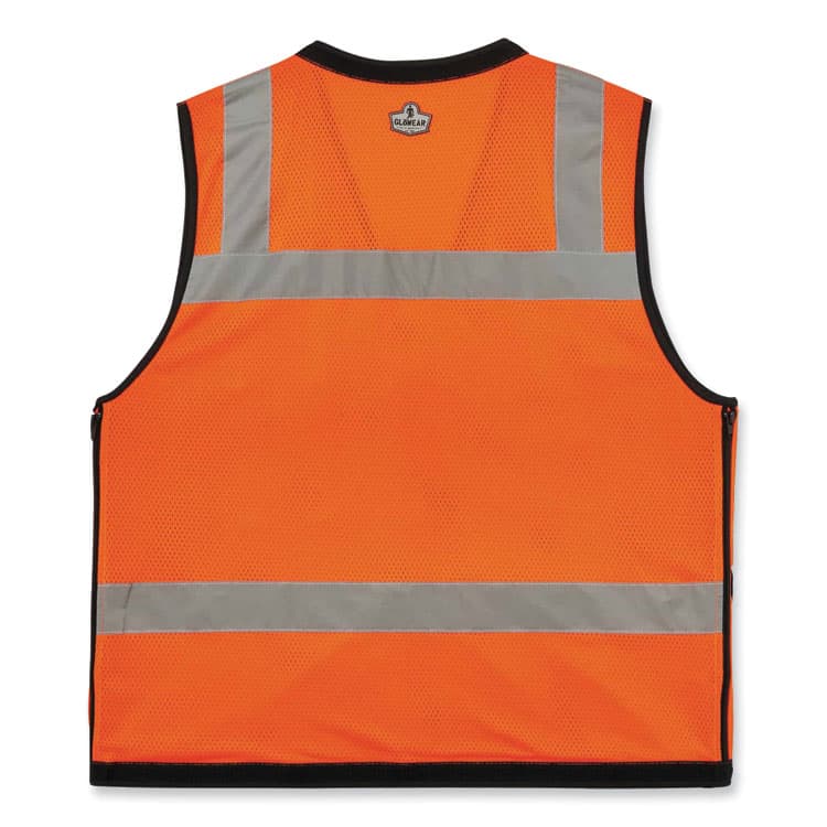 ERGODYNE CORPORATION GloWear 8253HDZ Class 2 Heavy-Duty Mesh Surveyors Vest, Polyester, 2X-Large/3X-Large, Orange (EGO23317) thumbnail 3