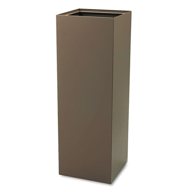 SAFCO PRODUCTS Public Square Recycling Receptacles, Paper Recycling, 42 gal, Steel, Brown (SAF2984BR)