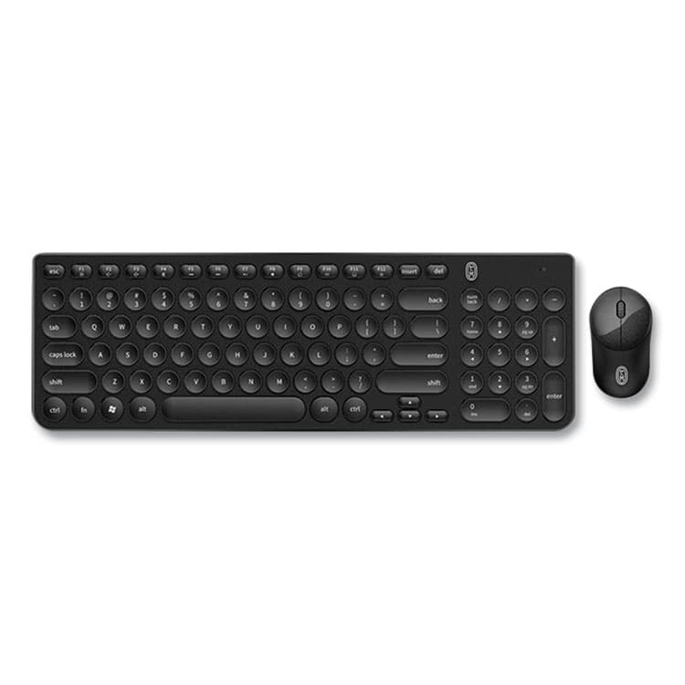CENTON ELECTRONICS . Pro Wireless Keyboard and Optical Mouse Combo, 2.4 GHz Frequency, Black (CELROBB3WBK)