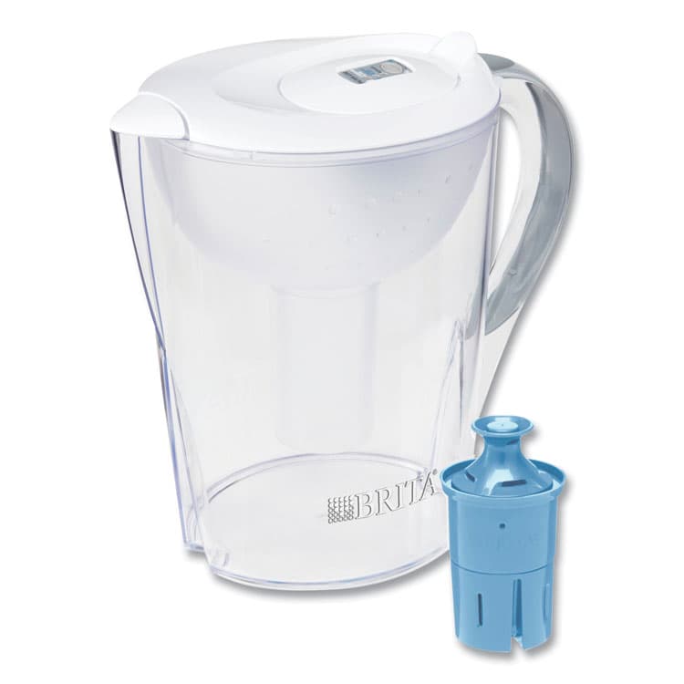 CLOROX SALES CO. Pacifica Pitcher with Longlast+ Filter, 10 Cups, White/Clear (CLO36515)