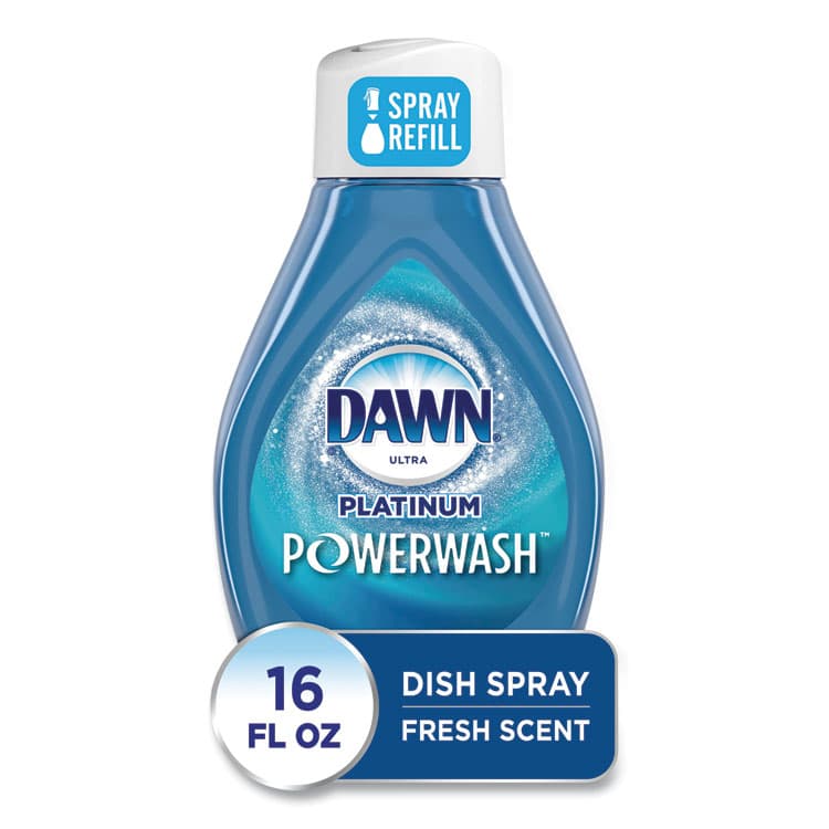 PROCTER & GAMBLE Platinum Powerwash Dish Spray Refill, Fresh Scent, 16 oz Refill Bottle (PGC52366) thumbnail 2