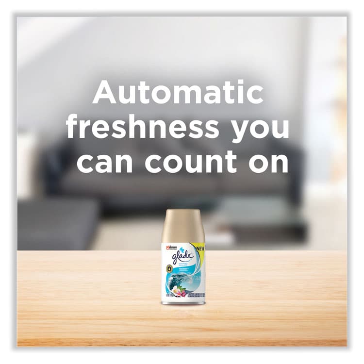 SC JOHNSON Automatic Air Freshener, Aqua Waves, 6.2 oz, 4/Carton (SJN325078) thumbnail 3