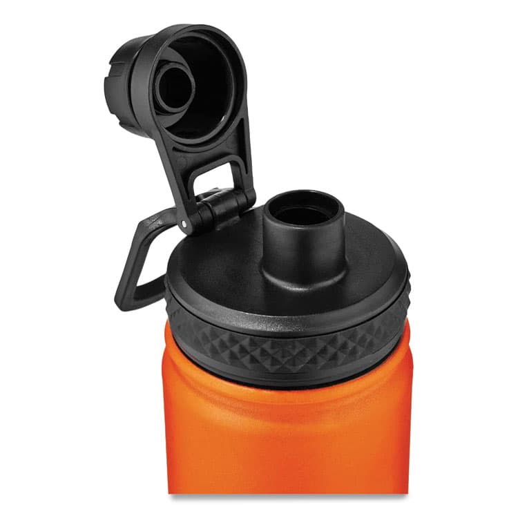 ERGODYNE CORPORATION Chill-Its 5152 Insulated Stainless Steel Water Bottle, 25 oz, Metal, Orange (EGO13166) thumbnail 3