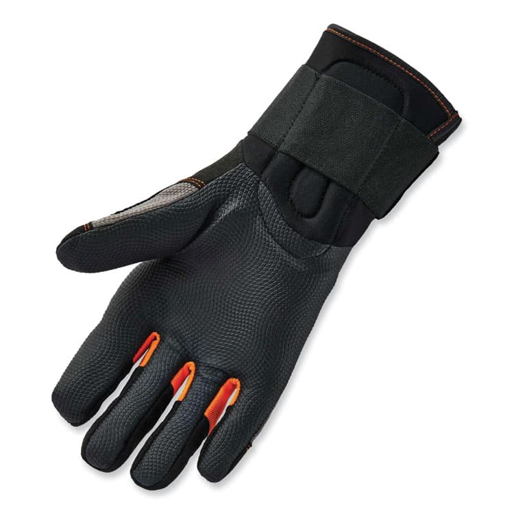 ERGODYNE CORPORATION ProFlex 9012 Certified AV Gloves + Wrist Support, EN388: 2121X, 15" Long, Large, Black, Pair (EGO17734) thumbnail 3
