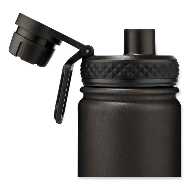 ERGODYNE CORPORATION Chill-Its 5152 Insulated Stainless Steel Water Bottle, 25 oz, Metal, Black (EGO13167) thumbnail 2