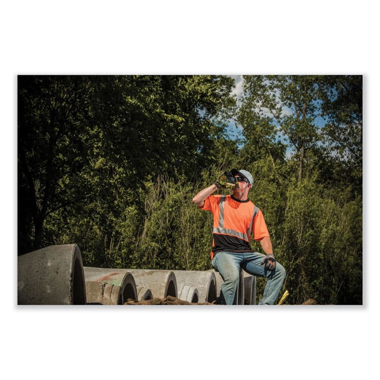 ERGODYNE CORPORATION Chill-Its 5151 Plastic Wide Mouth Water Bottle, 34 oz, Lime (EGO13153) thumbnail 4