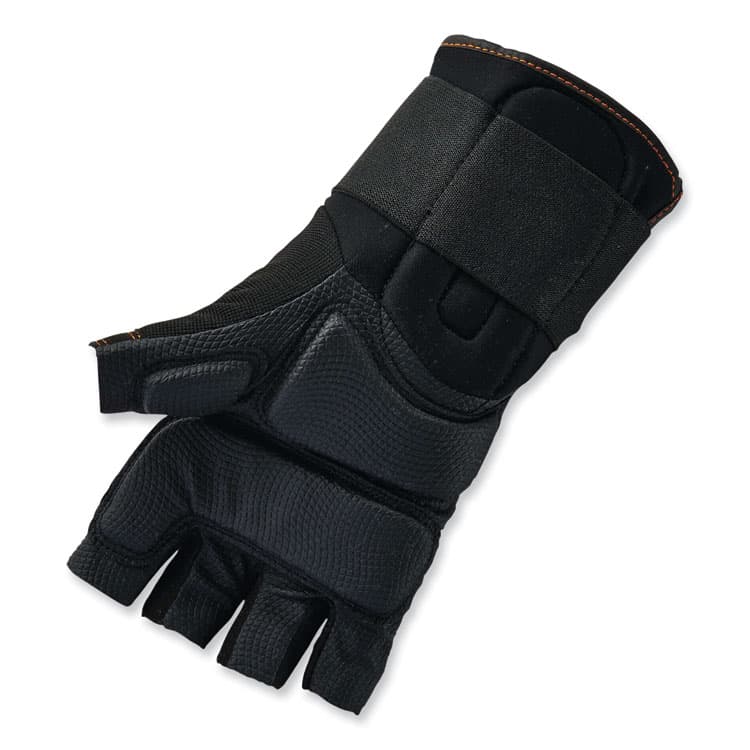 ERGODYNE CORPORATION ProFlex 910 Half-Finger Impact Gloves + Wrist Support, EN388: 1121X, 13" Long, XX-Large, Black, Pair (EGO17716) thumbnail 3