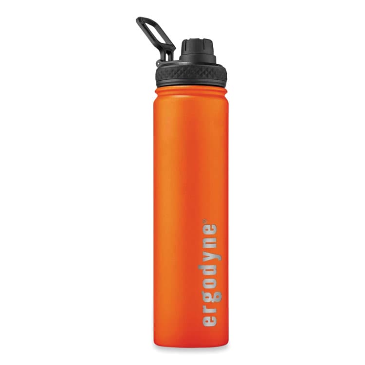 ERGODYNE CORPORATION Chill-Its 5152 Insulated Stainless Steel Water Bottle, 25 oz, Metal, Orange (EGO13166)