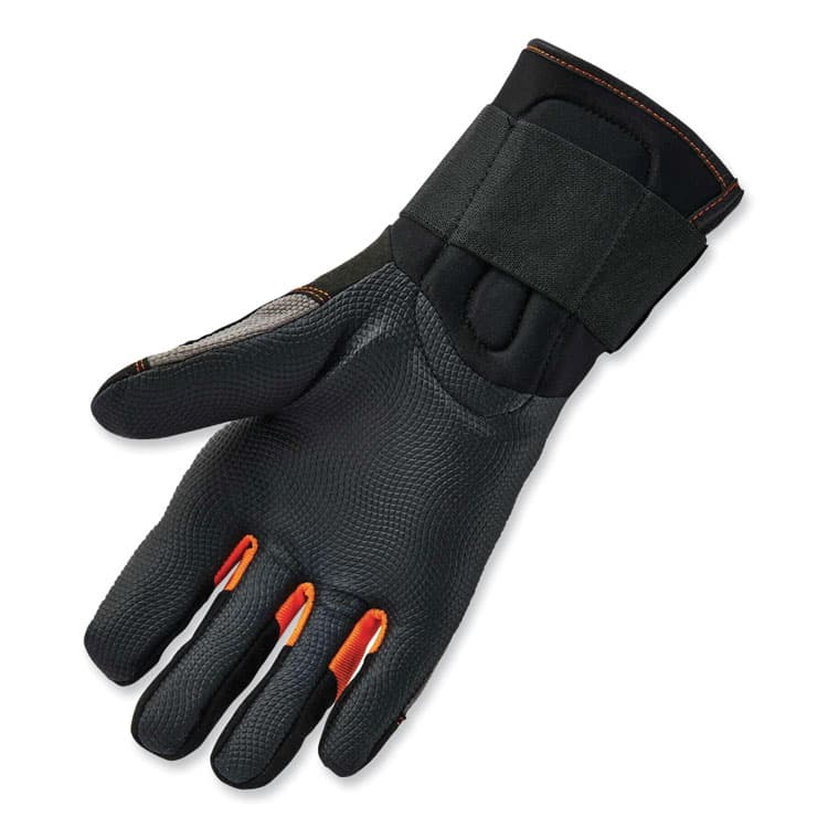 ERGODYNE CORPORATION ProFlex 9012 Certified AV Gloves + Wrist Support, EN388: 2121X, 14.5" Long, Small, Black, Pair (EGO17732) thumbnail 3