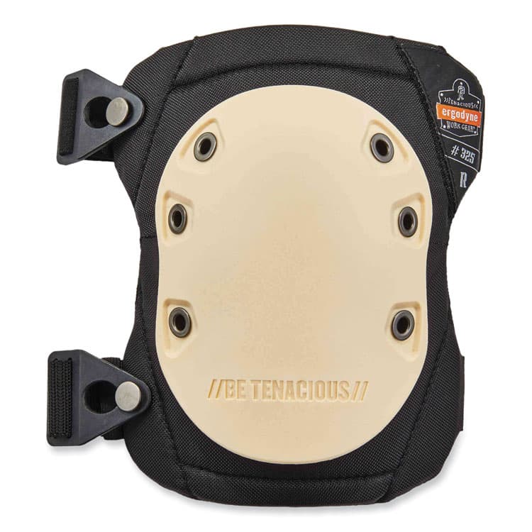 ERGODYNE CORPORATION ProFlex 325 Non-Marring Rubber Cap Knee Pads, Buckle Closure, One Size Fits Most, Tan Cap, Pair (EGO18325) thumbnail 2