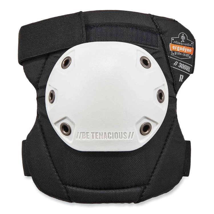 ERGODYNE CORPORATION ProFlex 300HL Knee Pads, Rounded Hard Cap, Hook and Loop Closure, One Size Fits Most, White Cap, Pair (EGO18301) thumbnail 2