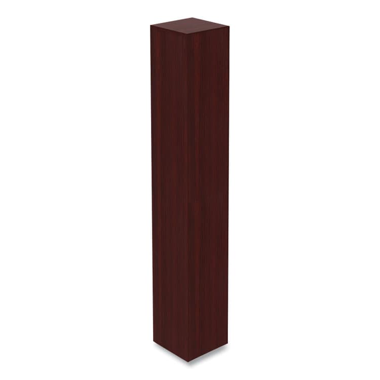 ALERA Alera Valencia Series Narrow Profile Bookcase, Six-Shelf, 11.81w x 11.81d x 71.73h, Mahogany (ALEVA67212MY) thumbnail 2