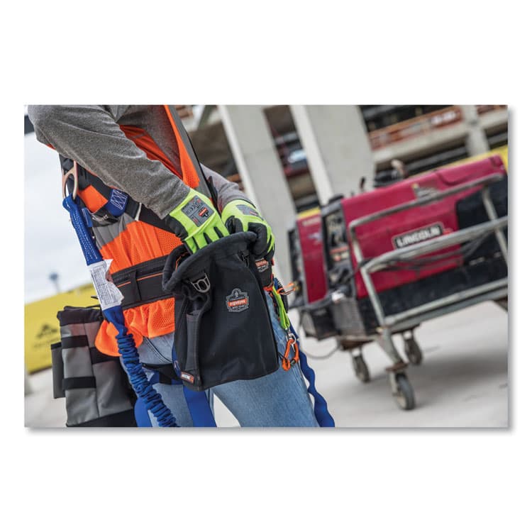 ERGODYNE CORPORATION Arsenal 5528 Topped Parts Canvas Pouch, 7.5 x 7.5 x 12, Black (EGO13628) thumbnail 4