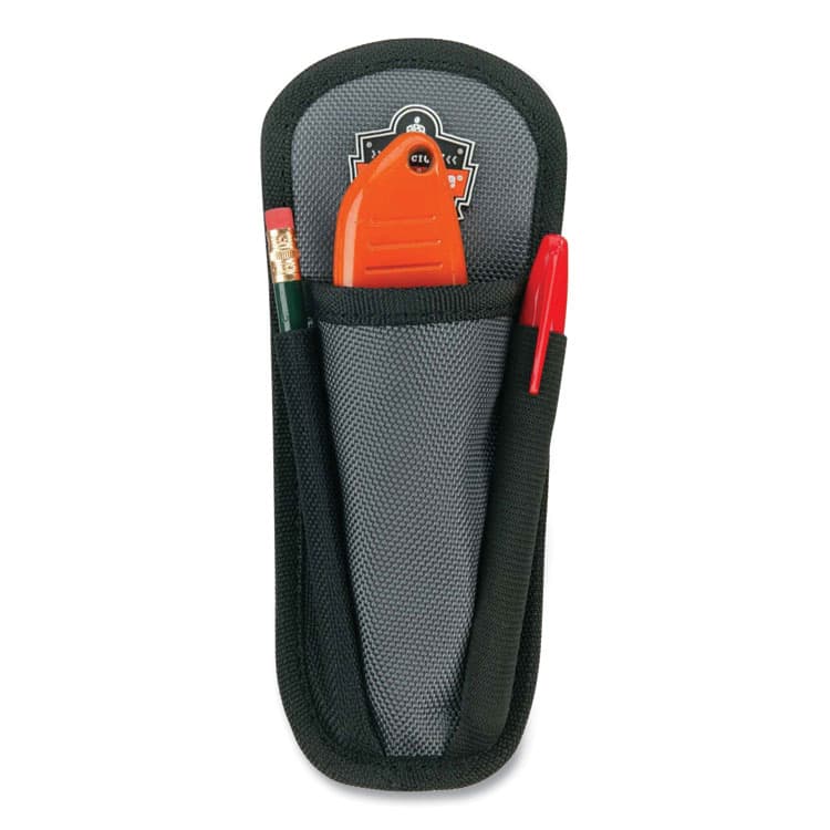ERGODYNE CORPORATION Arsenal 5567 Utility Knife Holder, 1.5 x 2.5 x 8.5, Polyester, Gray (EGO13667) thumbnail 2