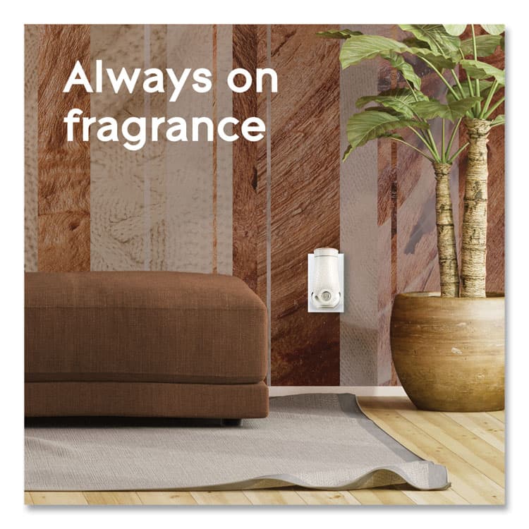 SC JOHNSON Plugin Scented Oil, Cashmere Woods, 0.67 oz, 2 Warmers and 6 Refills/Pack (SJN323015) thumbnail 3