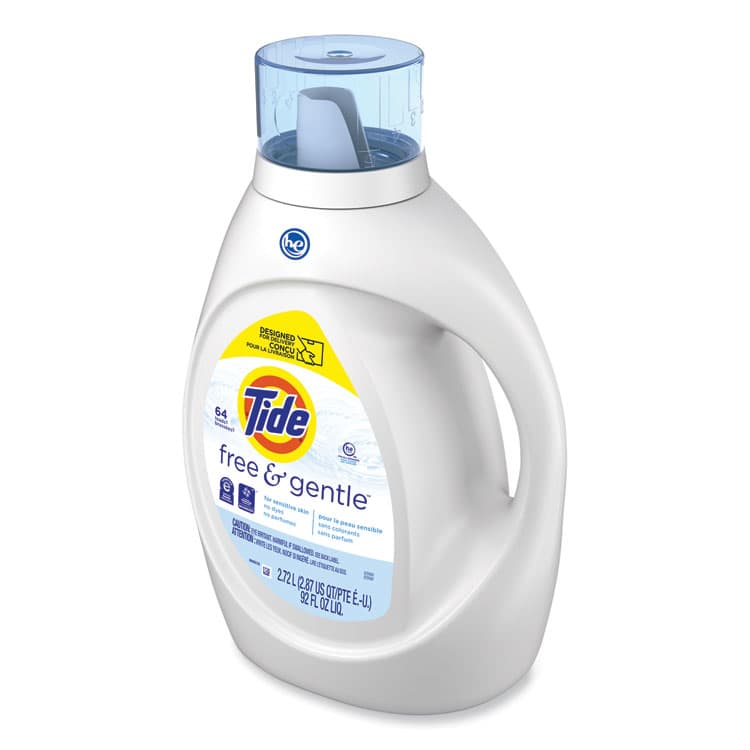 PROCTER & GAMBLE Free and Gentle Liquid Laundry Detergent, HE Compatible, Unscented, 92 oz Bottle (PGC48871) thumbnail 4