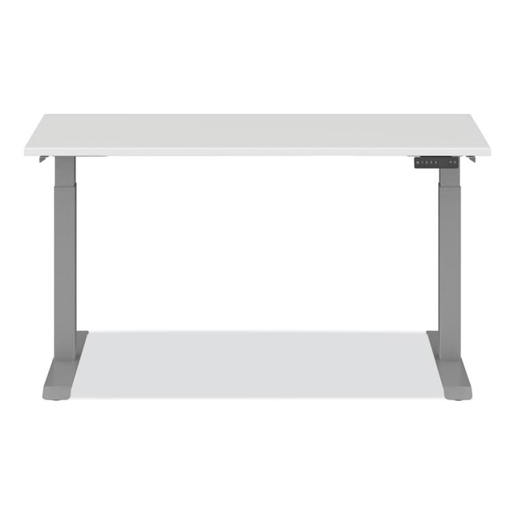 ALERA Alera AdaptivErgo Sit-Stand Three-Stage Electric Height-Adjustable Table with Memory Controls, 60" x 24" x 30" to 49", White (ALEHT3SAGBD)