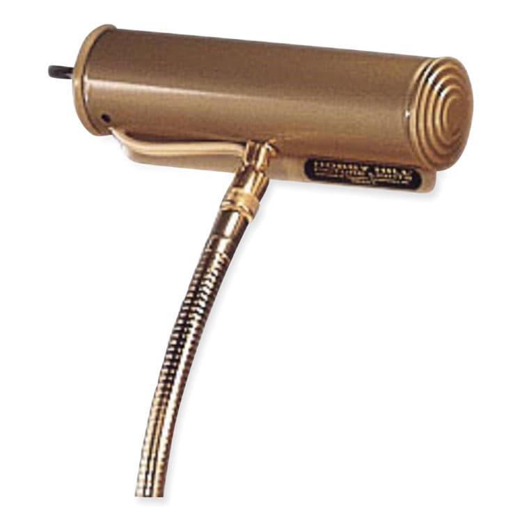 NATIONAL PUBLIC SEATING Brass Reading Light, Gooseneck, 10" High, Gold (NPSBRL) thumbnail 3