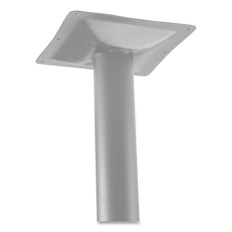 NATIONAL PUBLIC SEATING Cafe Table, 36w x 36d x 36h, Square Top/X-Base, Mahogany Top, Gray Base (NPSCG33636XC1MY) thumbnail 2