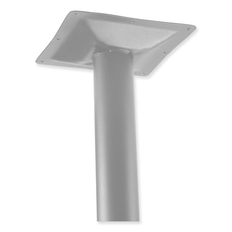 NATIONAL PUBLIC SEATING Cafe Table, 36w x 36d x 30h, Square Top/X-Base, Mahogany Top, Gray Base (NPSCG33636XD1MY) thumbnail 3