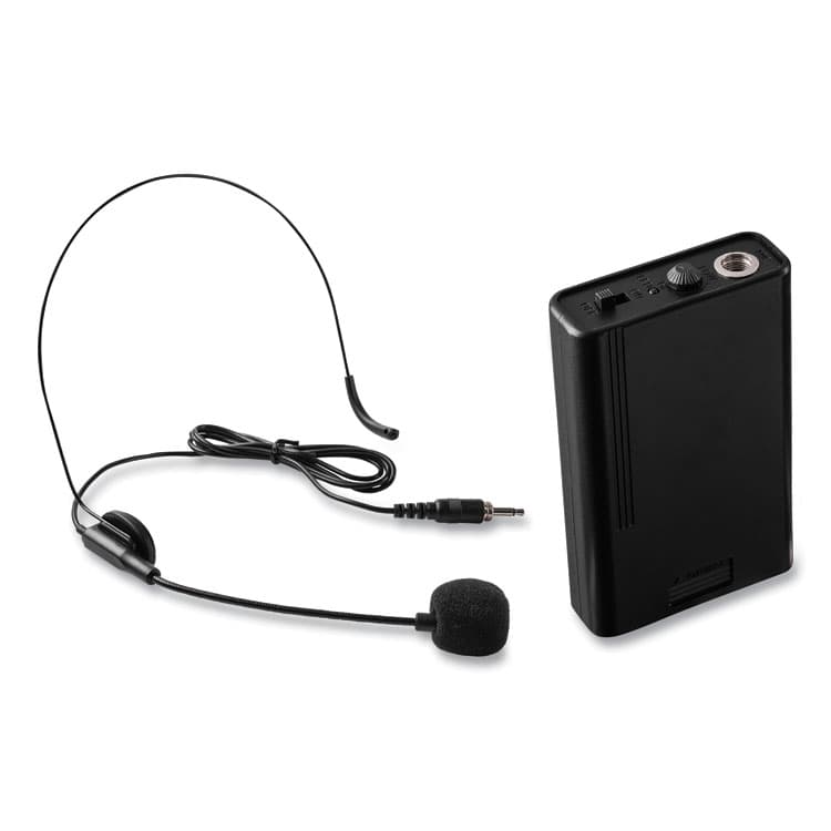 NATIONAL PUBLIC SEATING Wireless Headset Microphone, 200 ft Range (NPSLWM7) thumbnail 2