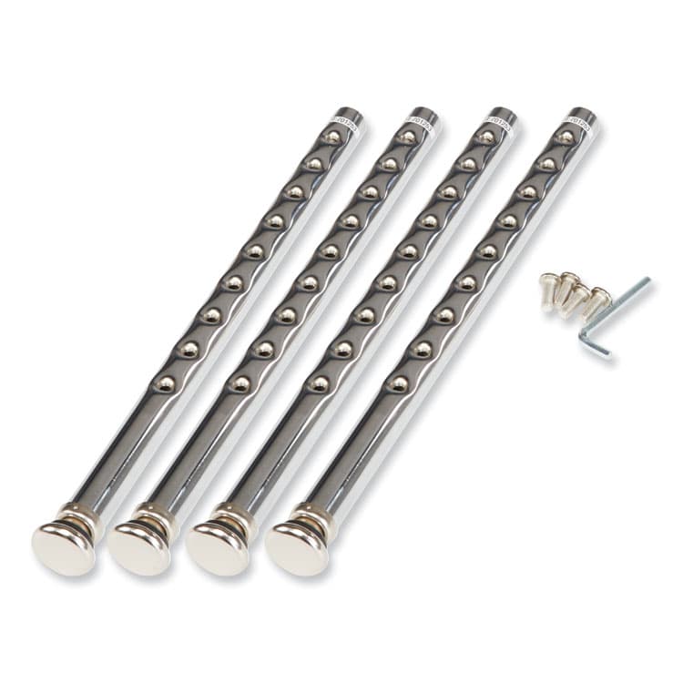 NATIONAL PUBLIC SEATING 6300 Series Height Adjustable HD Square Seat Stool, Backless, Supports Up to 500 lb, 18" to 26" Seat Height, Brown/Gray (NPS6318H) thumbnail 2