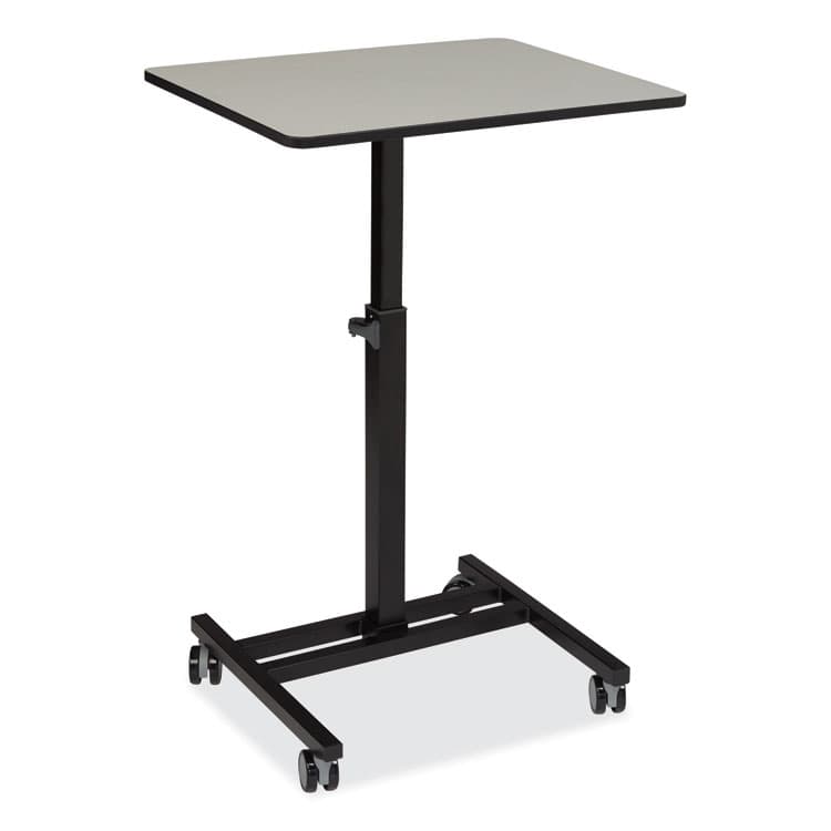 NATIONAL PUBLIC SEATING Sit-Stand Student's Desk, 20.75" x 26" x 27.75" to 44.5", Gray Nebula (NPSEDTC)