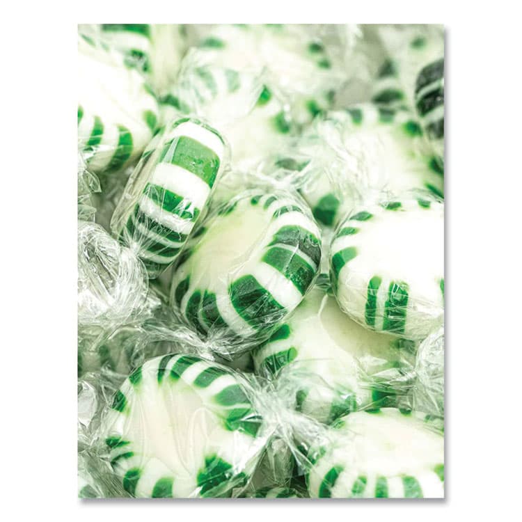 OFFICE SNAX, . Candy Assortments, Spearmint Candy, 1 lb Bag (OFX00655) thumbnail 4