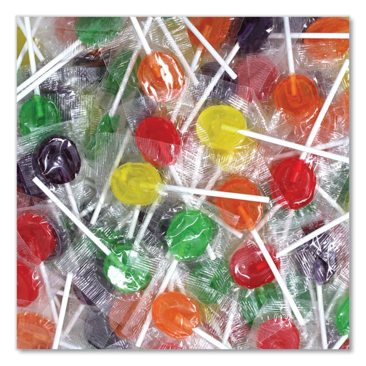 OFFICE SNAX, . Lick Stix Suckers, Randomly Assorted Flavors, 1.85 lb/Bag (OFX00653) thumbnail 3