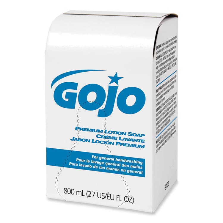 GO-JO INDUSTRIES Premium Lotion Soap Refill, Waterfall Scent, 800 mL, 12/Carton (GOJ910612CT) thumbnail 3