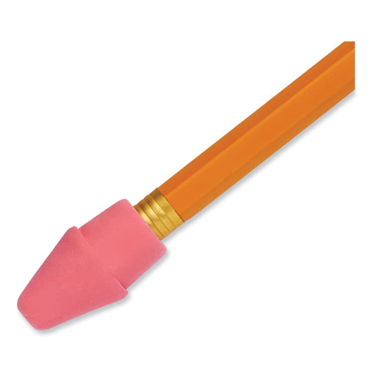 SANFORD Arrowhead Eraser Caps, For Pencil Marks, Pink, 144/Box (PAP73015) thumbnail 2