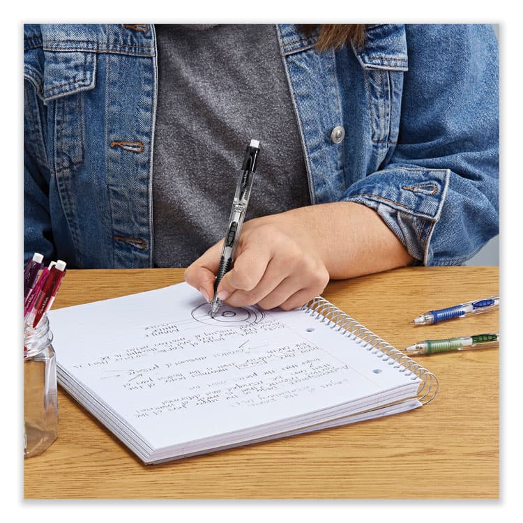 SANFORD Clear Point Mechanical Pencils with Tube of Lead/Erasers, 0.9 mm, HB (#2), Black Lead, Assorted Barrel Colors, 2/Pack (PAP1759214) thumbnail 2