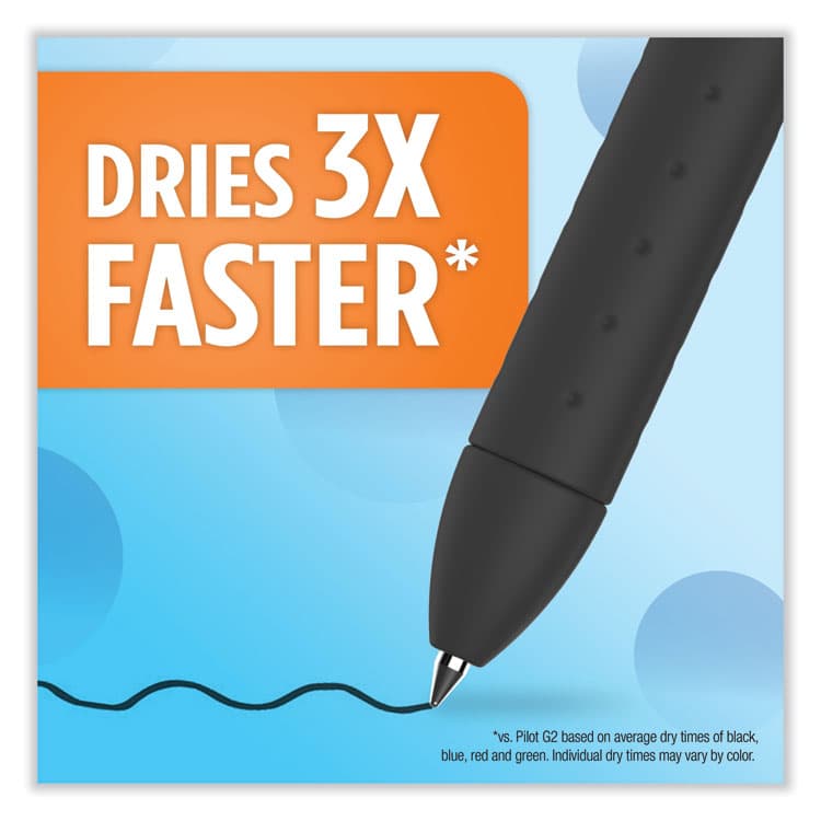 SANFORD InkJoy Gel Pen, Retractable, Fine 0.5 mm, Assorted Ink and Barrel Colors, 8/Pack (PAP1968614) thumbnail 2