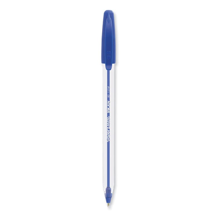 SANFORD InkJoy 50ST Ballpoint Pen, Stick, Medium 1 mm, Blue Ink, Clear Barrel, 60/Pack (PAP2014534) thumbnail 3
