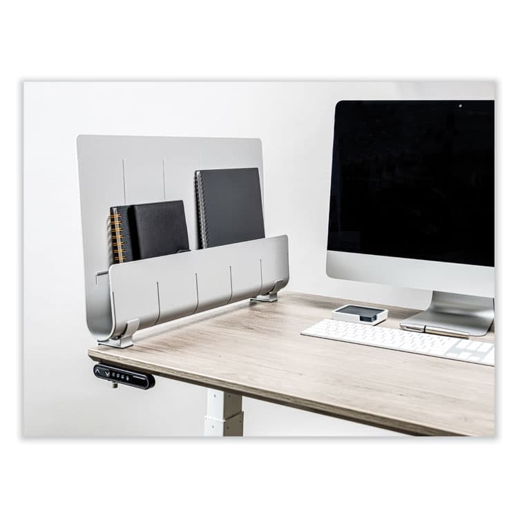 DEFLECTO CORPORATION Oasis Privacy Panel, 24 x 2.7 x 16.36, Gray (DEF400005) thumbnail 2