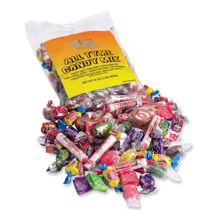 OFFICE SNAX, . Candy Assortments, All Tyme Candy Mix, 1 lb Bag (OFX00652) thumbnail 2