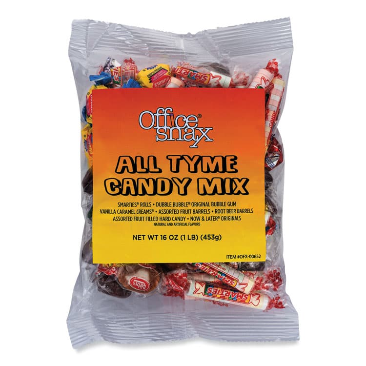 OFFICE SNAX, . Candy Assortments, All Tyme Candy Mix, 1 lb Bag (OFX00652)