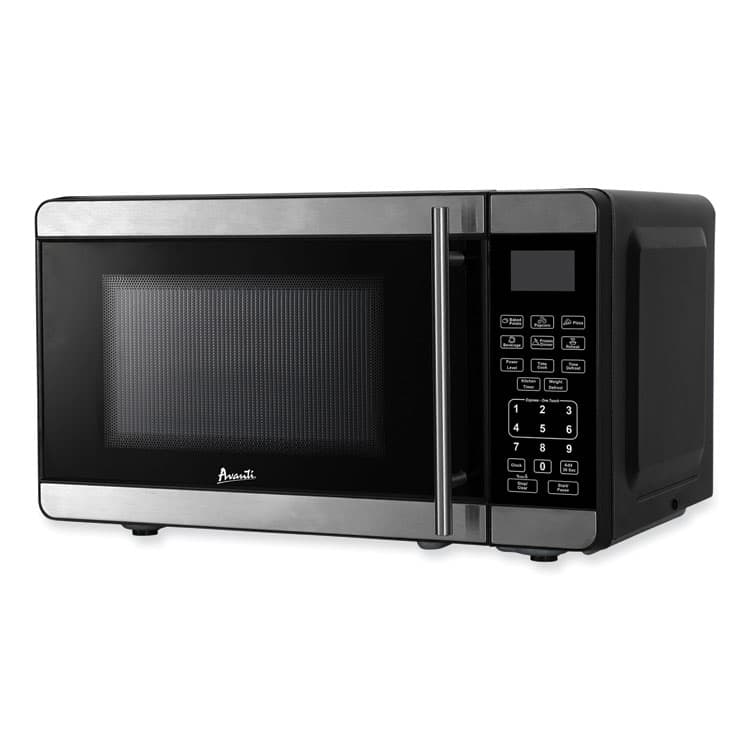 AVANTI 0.7 cu ft Microwave Oven, 700 W, Stainless Steel (AVAMT7V3S)