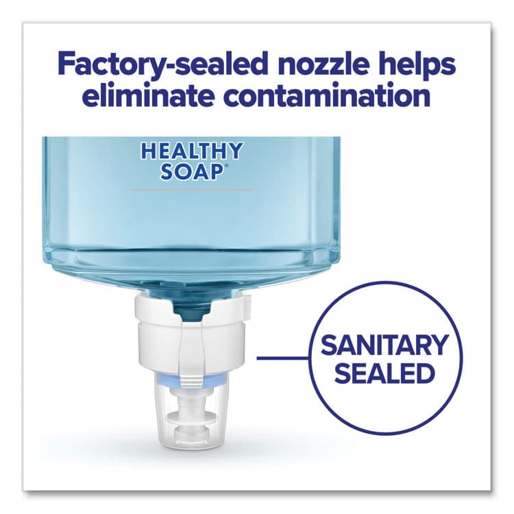 GO-JO INDUSTRIES ES4 Soap Push-Style Dispenser, 1,200 mL, 4.88 x 8.8 x 11.38, Graphite (GOJ503401) thumbnail 3