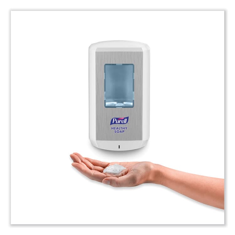 GO-JO INDUSTRIES CS6 Soap Touch-Free Dispenser, 1,200 mL, 4.88 x 8.8 x 11.38, White (GOJ653001) thumbnail 2