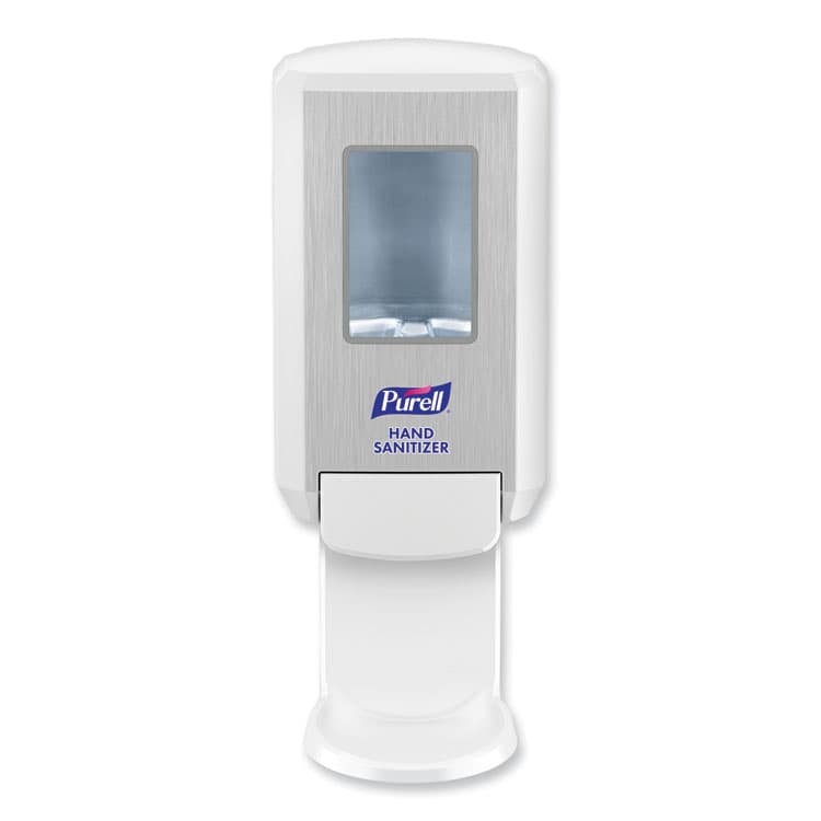 GO-JO INDUSTRIES CS4 Hand Sanitizer Dispenser, 1,200 mL, 6.12 x 4.48 x 10.81, White (GOJ512101)
