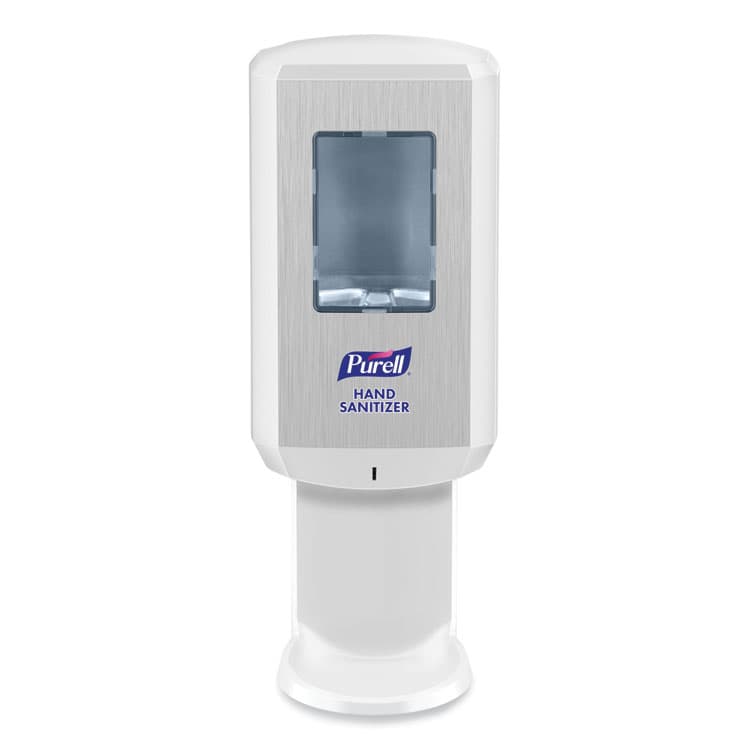 GO-JO INDUSTRIES CS6 Hand Sanitizer Dispenser, 1,200 mL, 5.79 x 3.93 x 15.64, White (GOJ652001)
