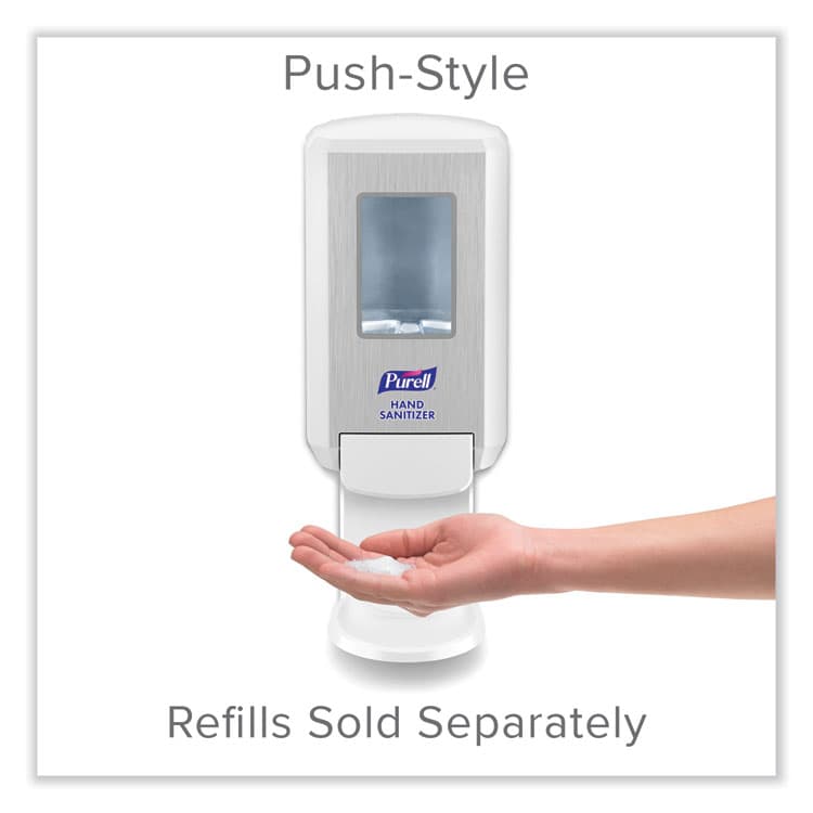 GO-JO INDUSTRIES CS4 Hand Sanitizer Dispenser, 1,200 mL, 6.12 x 4.48 x 10.81, White (GOJ512101) thumbnail 2