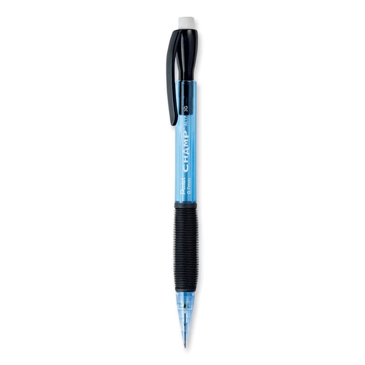 PENTEL OF AMERICA Champ Mechanical Pencil Value Pack, 0.7 mm, HB (#2), Black Lead, Blue Barrel, 24/Pack (PENAL17CSWUS)
