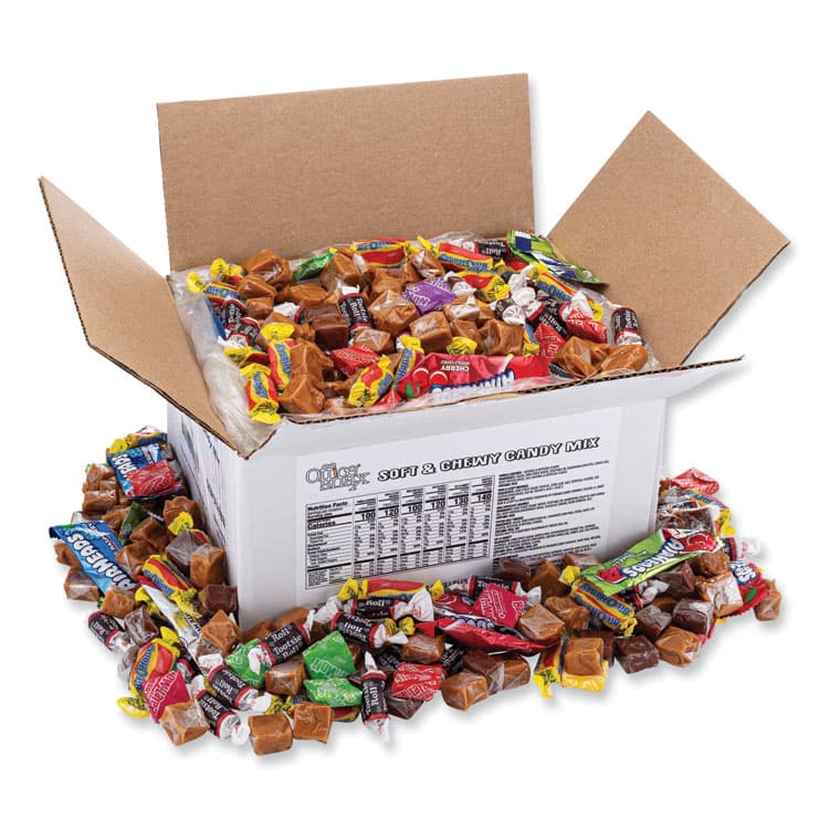 OFFICE SNAX, . Candy Assortments, Soft and Chewy Candy Mix, 5 lb Carton (OFX00656)