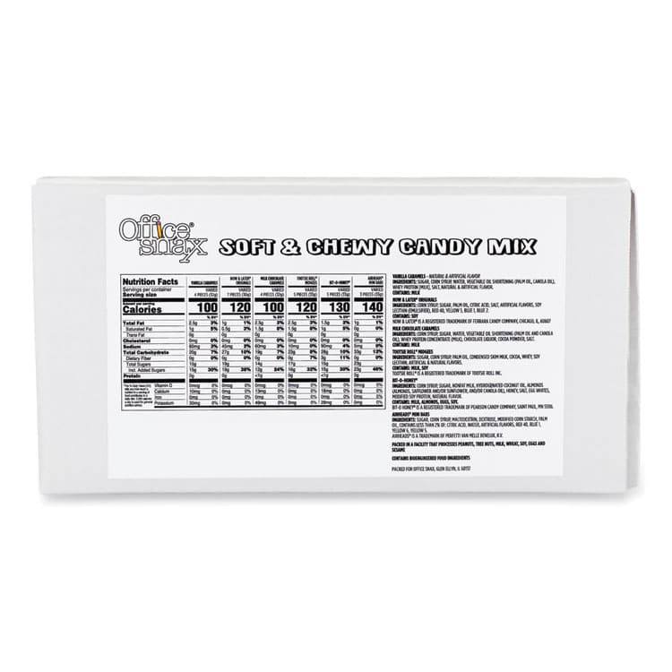OFFICE SNAX, . Candy Assortments, Soft and Chewy Candy Mix, 1 lb Bag (OFX00664) thumbnail 4