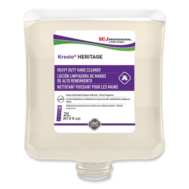 SC JOHNSON Kresto Heritage Heavy Duty Hand Cleaner Refill, Fresh Scent, 2 L, 4/Carton (SJN09107)