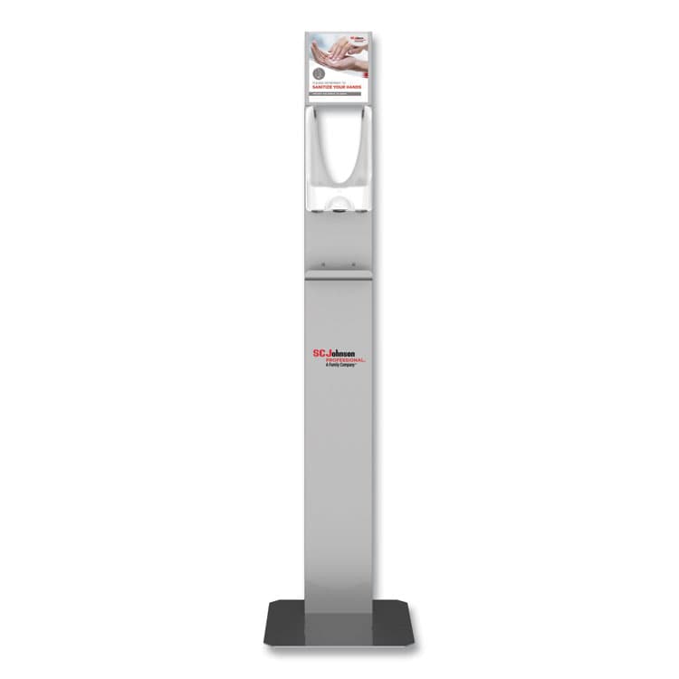SC JOHNSON Touch-Free Dispenser Stand, 19.29 x 19.2 x 27.9, Silver (SJNTFDISPSTAND) thumbnail 3